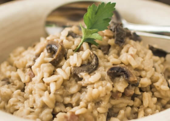 Houbové rizoto