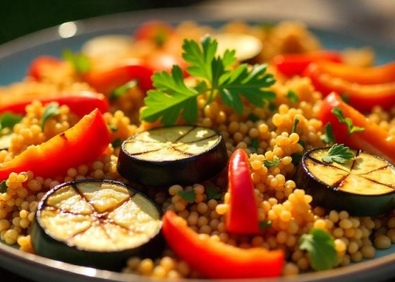 Grilovaná zelenina s bulgurem