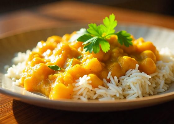 Indický dal s rýží