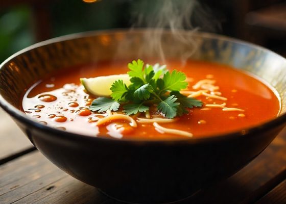 Thajská polévka Tom Yum