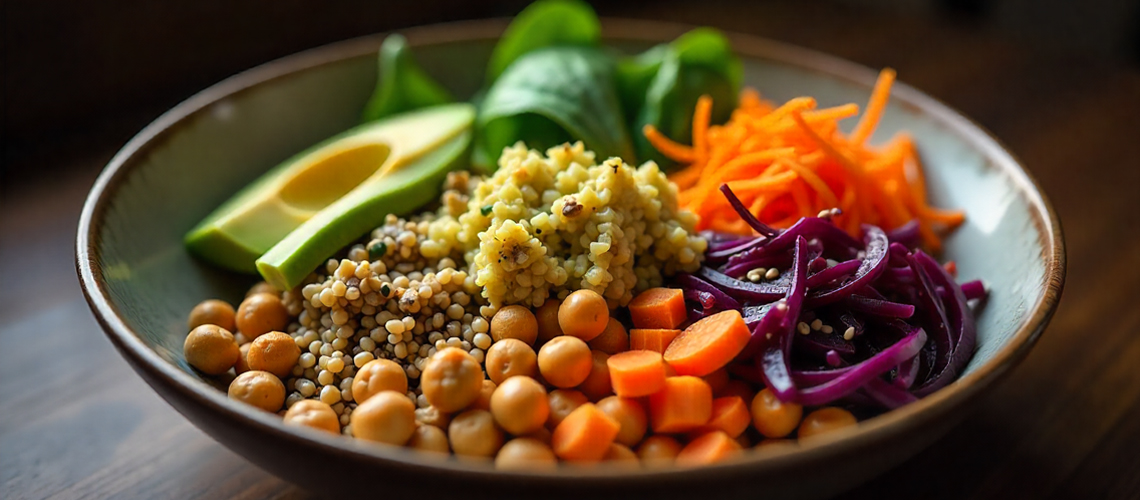 Buddha bowl s pečenou cizrnou